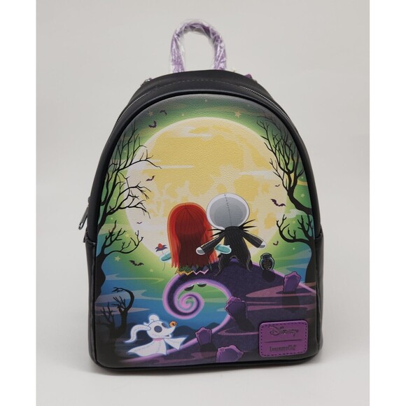 Loungefly Disney The Nightmare Before Christmas Jack & Sally Doll Mini Backpack main image 4